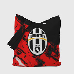 Сумка-шопер Juventus кераски текстура, цвет: 3D-принт