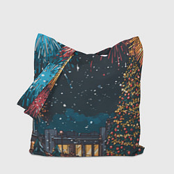 Сумка-шоппер Новогодний салют