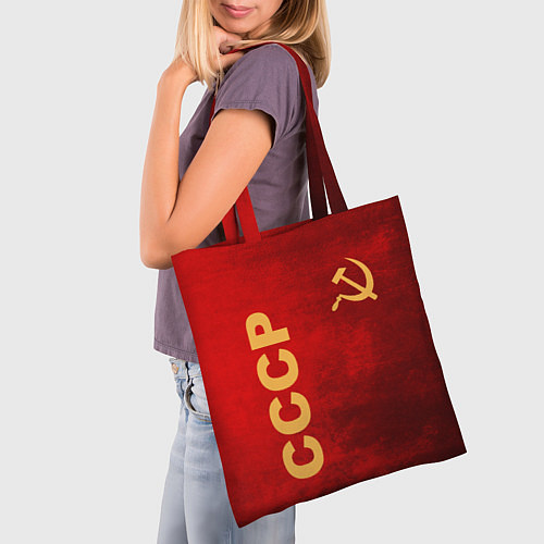 Сумка-шоппер Советский союз символика / 3D-принт – фото 3