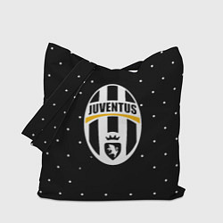 Сумка-шопер Juventus точки текстура, цвет: 3D-принт