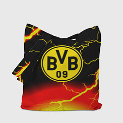 Сумка-шопер Borussia шторм молнии, цвет: 3D-принт