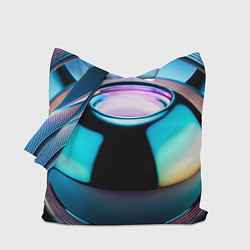 Сумка-шопер Галактический шар, цвет: 3D-принт