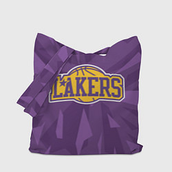 Сумка-шопер NBA Los Angeles Lakers, цвет: 3D-принт