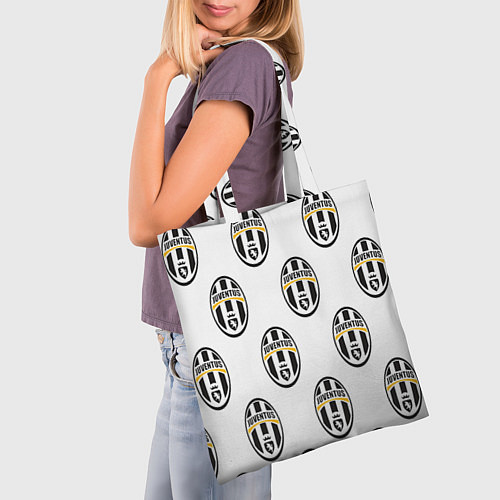Сумка-шоппер Juventus Pattern / 3D-принт – фото 3