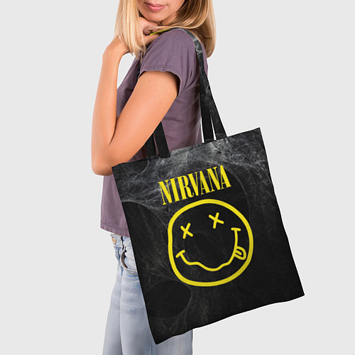 Сумка-шоппер Nirvana Smoke / 3D-принт – фото 3