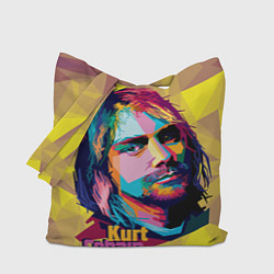 Сумка-шопер Kurt Cobain: Abstraction, цвет: 3D-принт