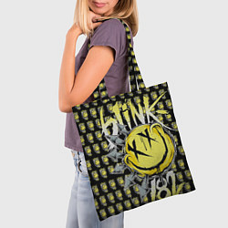 Сумка-шопер Blink-182: Smile, цвет: 3D-принт — фото 2