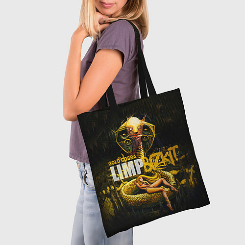 Сумка-шоппер Gold Cobra: Limp Bizkit / 3D-принт – фото 3