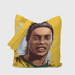 Сумка-шопер Ronaldinho Art цвета 3D-принт — фото 1
