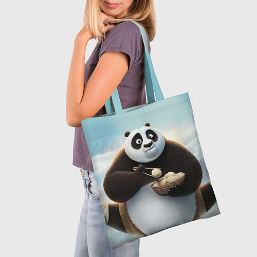 Сумка-шоппер Кунг фу панда / 3D-принт – фото 3