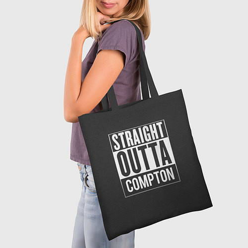 Сумка-шоппер Straight Outta Compton / 3D-принт – фото 3