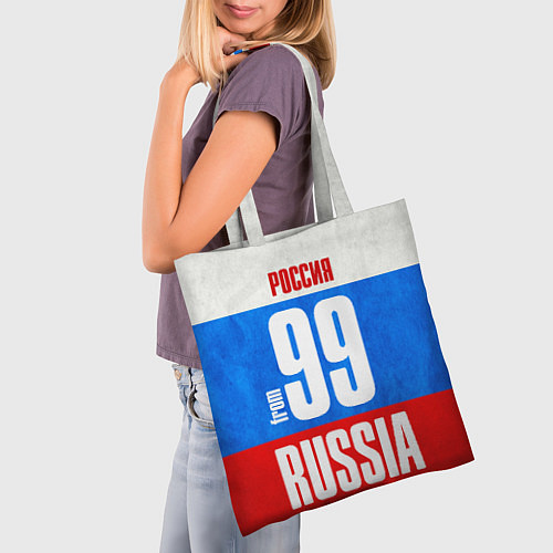 Сумка-шоппер Russia: from 99 / 3D-принт – фото 3