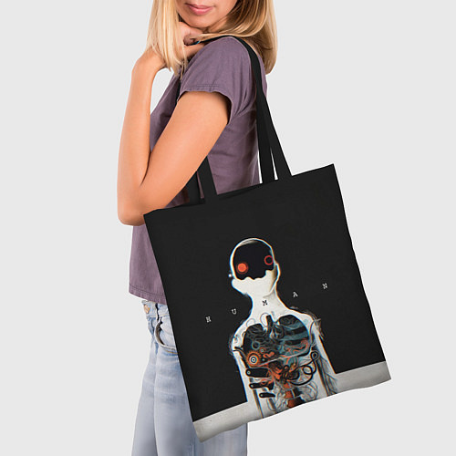 Сумка-шоппер Three Days Grace: Skeleton / 3D-принт – фото 3