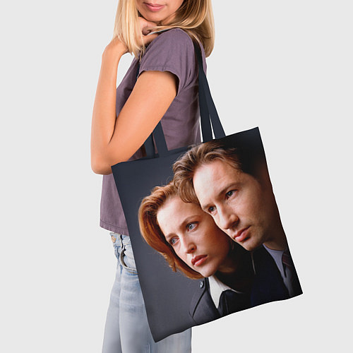 Сумка-шоппер Скалли и Малдер / 3D-принт – фото 3