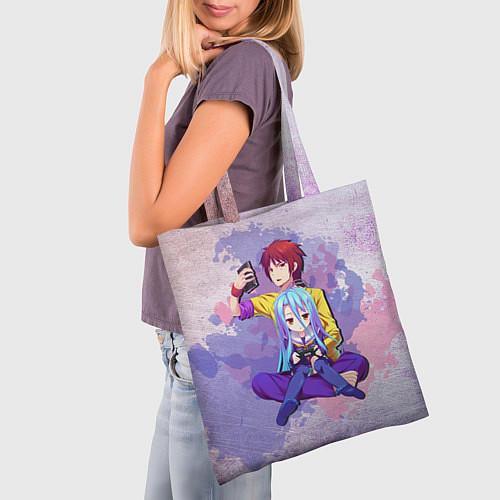 Сумка-шоппер No Game No Life / 3D-принт – фото 3