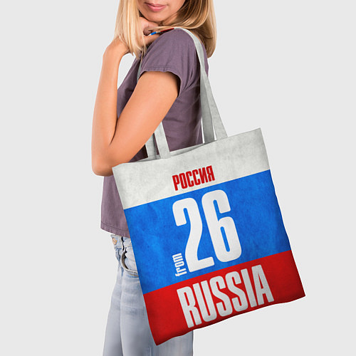 Сумка-шоппер Russia: from 26 / 3D-принт – фото 3
