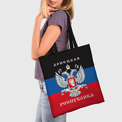 Сумка-шопер Донецкая народная республика, цвет: 3D-принт — фото 2