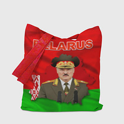 Сумка-шопер Александр Лукашенко - Беларусь, цвет: 3D-принт