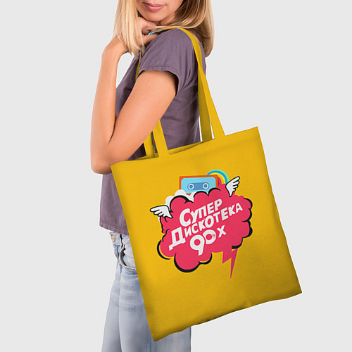 Сумка-шоппер Дискотека 90х / 3D-принт – фото 3