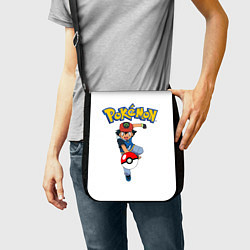 Сумка на плечо Pokemon: Ash Ketchum, цвет: 3D-принт — фото 2