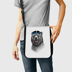 Сумка на плечо Счастливый медведь, цвет: 3D-принт — фото 2