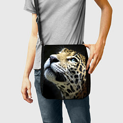 Сумка на плечо Хищный леопард, цвет: 3D-принт — фото 2