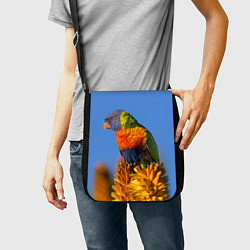 Сумка на плечо Попугай на солнце, цвет: 3D-принт — фото 2