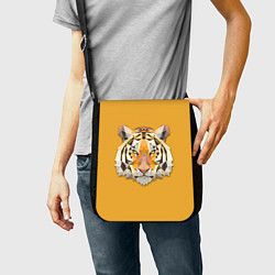 Сумка на плечо Геометрический тигр, цвет: 3D-принт — фото 2