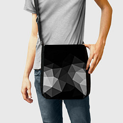 Сумка на плечо Abstract gray, цвет: 3D-принт — фото 2