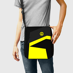 Сумка на плечо FC Borussia: Sport Geometry, цвет: 3D-принт — фото 2