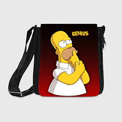 Сумка на плечо Homer Genius, цвет: 3D-принт