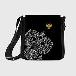 Сумка на плечо Russia: Black Edition, цвет: 3D-принт