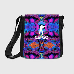 Сумка на плечо CS:GO Violet Hyper Beast, цвет: 3D-принт