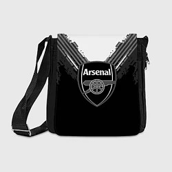 Сумка на плечо FC Arsenal: Black Style, цвет: 3D-принт