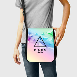 Сумка на плечо 30 Seconds to Mars, цвет: 3D-принт — фото 2