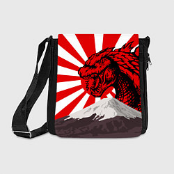 Сумка на плечо Japanese Godzilla, цвет: 3D-принт