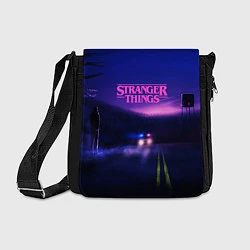 Сумка на плечо Stranger Things: Neon Road, цвет: 3D-принт