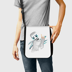 Сумка на плечо Marshmello: White DJ, цвет: 3D-принт — фото 2