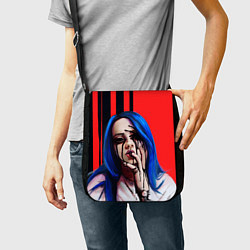 Сумка на плечо Billie Eilish: Demon, цвет: 3D-принт — фото 2