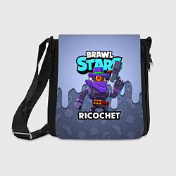 Сумка на плечо BRAWL STARS RICOCHET, цвет: 3D-принт