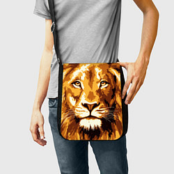 Сумка на плечо Взгляд льва, цвет: 3D-принт — фото 2