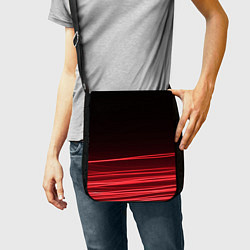 Сумка на плечо Красное и Черное, цвет: 3D-принт — фото 2