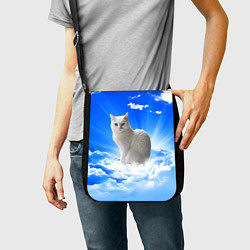 Сумка на плечо Кот в облаках, цвет: 3D-принт — фото 2