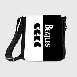Сумка на плечо The Beatles черно - белый партер, цвет: 3D-принт