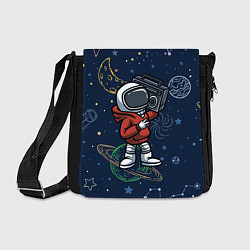 Сумка на плечо КОСМИЧЕСКАЯ МУЗЫКА SPACE MUSIC, цвет: 3D-принт