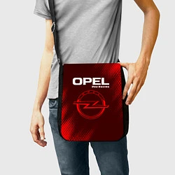 Сумка на плечо OPEL Pro Racing - Абстракция, цвет: 3D-принт — фото 2
