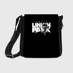 Сумка на плечо Linkin Park логотип с фото, цвет: 3D-принт