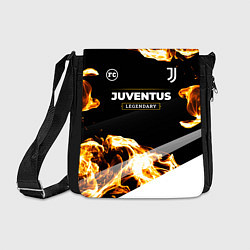 Сумка на плечо Juventus legendary sport fire, цвет: 3D-принт