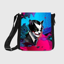 Сумка на плечо Dude-cat - neural network - pop art, цвет: 3D-принт
