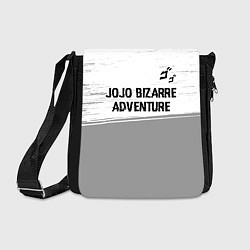 Сумка на плечо JoJo Bizarre Adventure glitch на светлом фоне: сим, цвет: 3D-принт